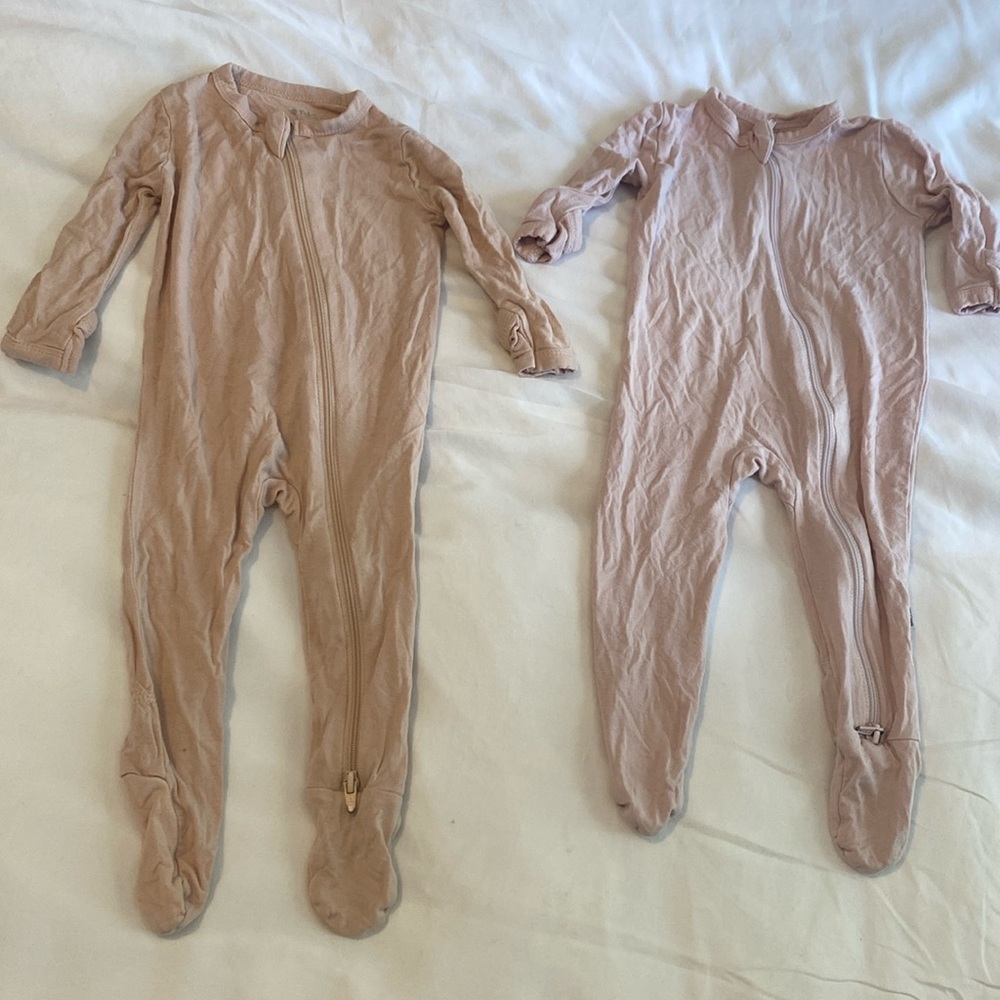 Kyte Baby footed onesies size 0-3 months